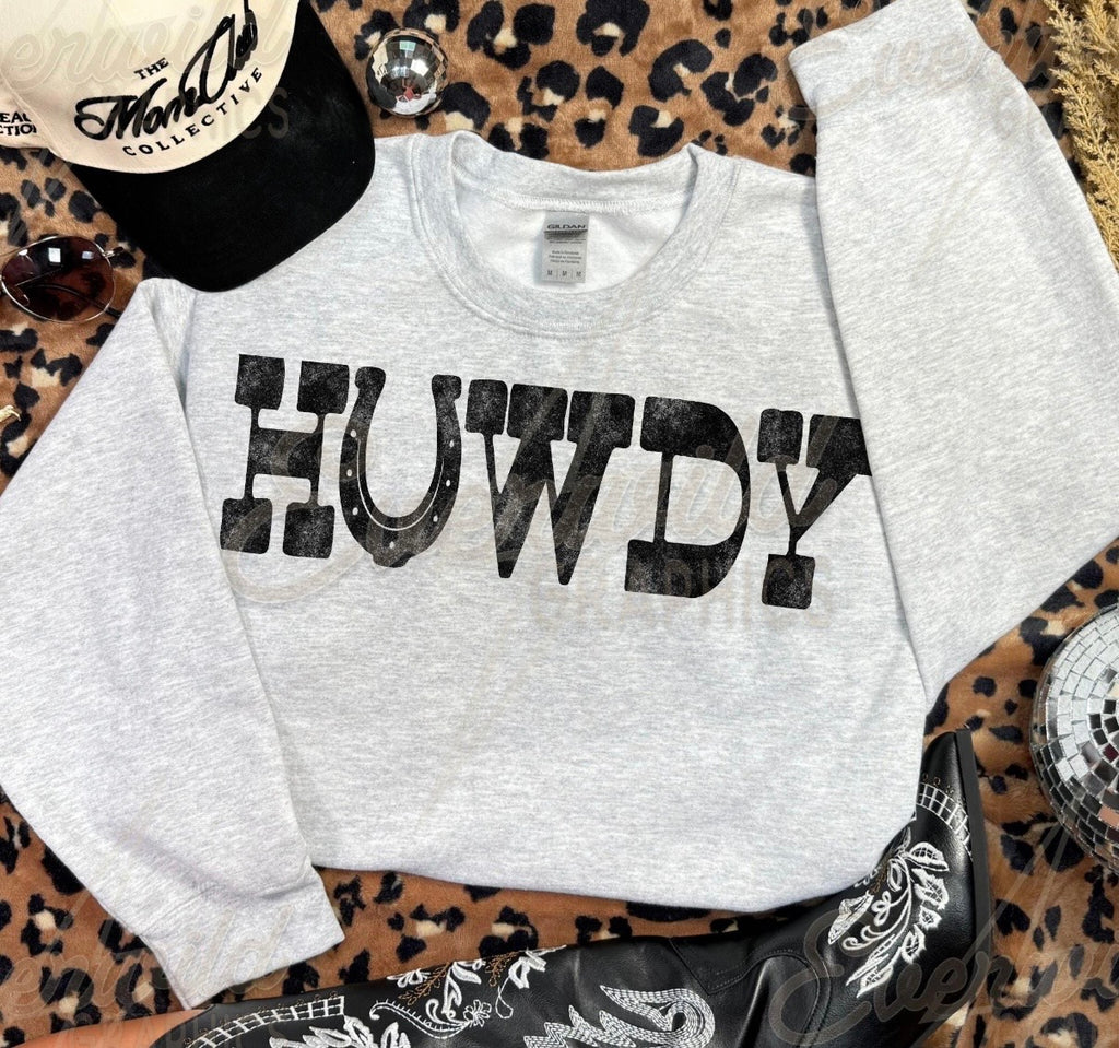 Howdy Western Graphic Tee | Rustic Cowgirl Shirt | Simple Country Style Tee