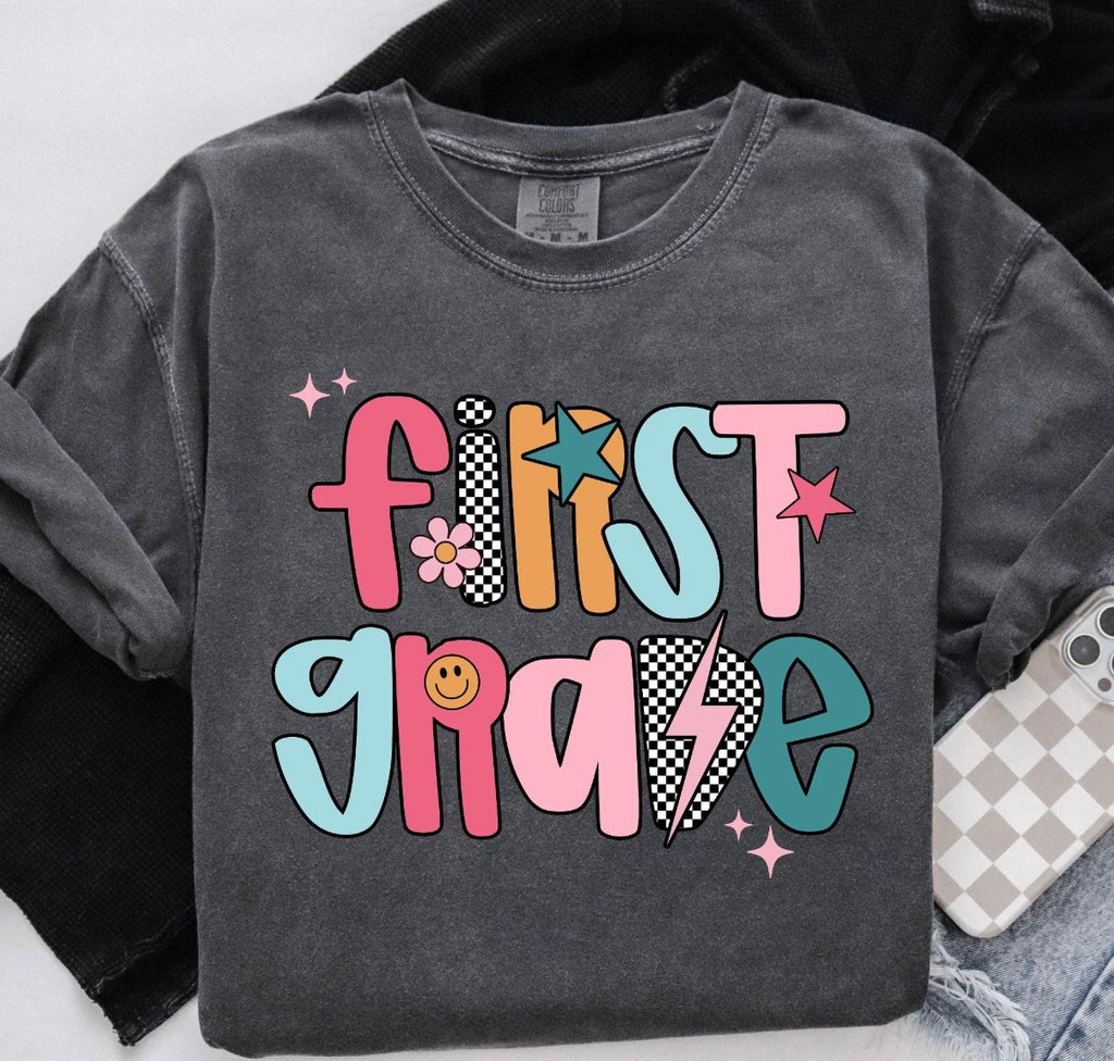 Groovy Grade Level Teacher Shirt | Pre-K, Kindergarten & Elementary