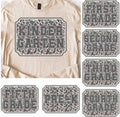 Gray Camo Grade Level Teacher Tee | Pre-K, Kindergarten, 1st–5th Grade Teacher Shirt