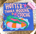 Hotter Than a Hoochie Coochie Tee | Funny Southern Graphic Shirt | Retro Alligator Comfort Colors Tee