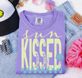 Sun Kissed Graphic Tee | Retro Summer Shirt | Beach Vacation Tee | Comfort Colors Summer Vibes Shirt