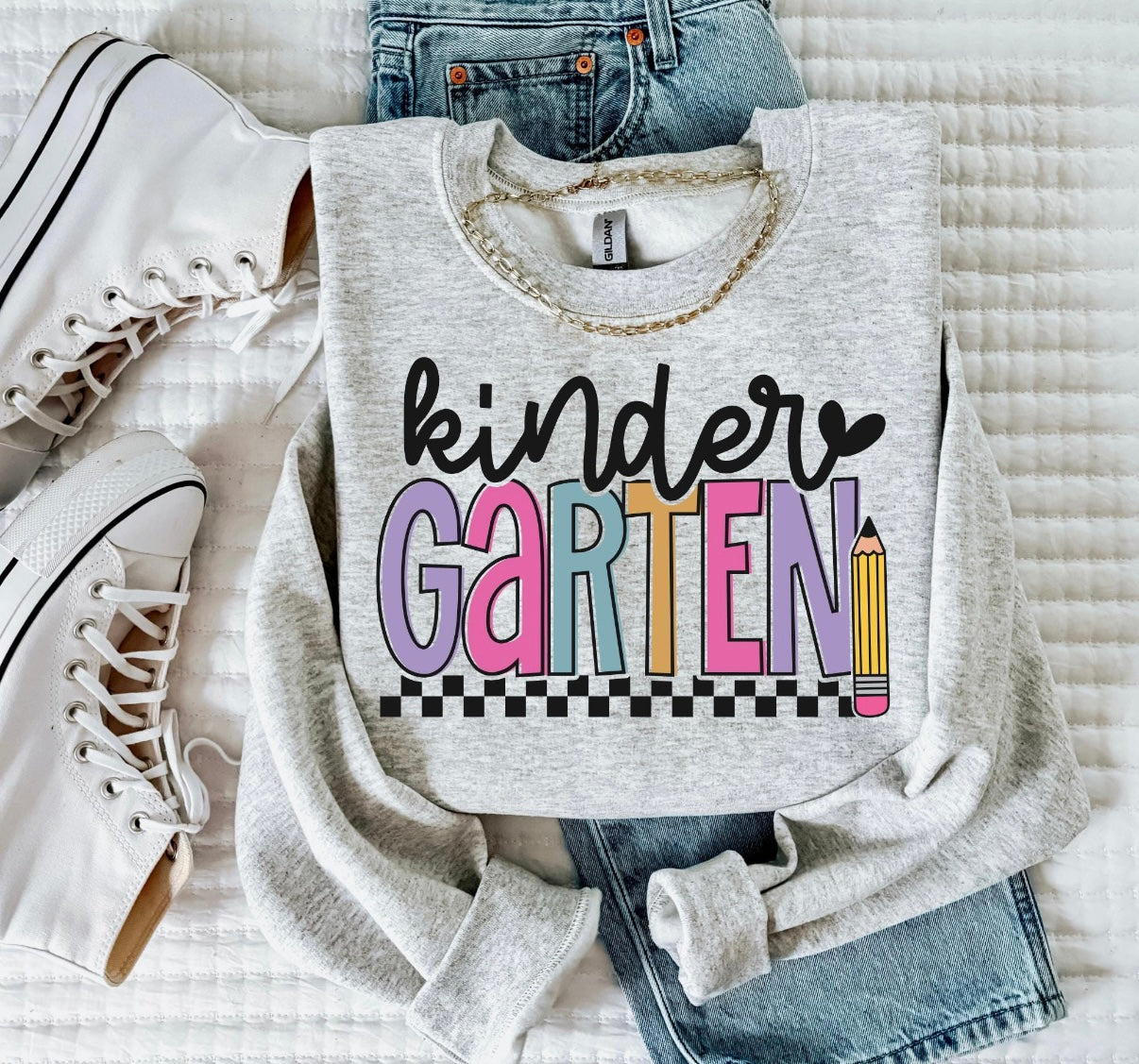 Colorful Grade Level Teacher Tee | Pre-K, Kindergarten, 1st, 2nd, 3rd & 4th Grade Shirt