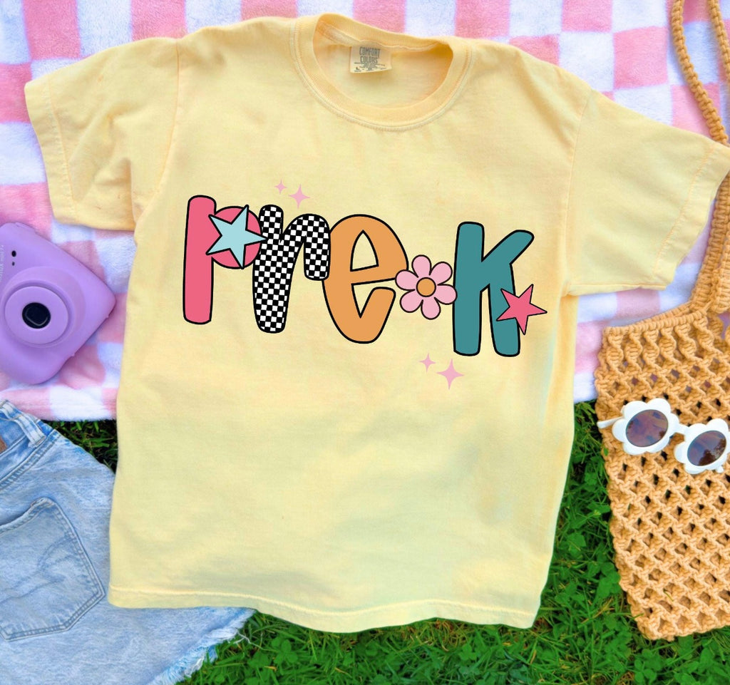 Groovy Grade Level Teacher Shirt | Pre-K, Kindergarten & Elementary