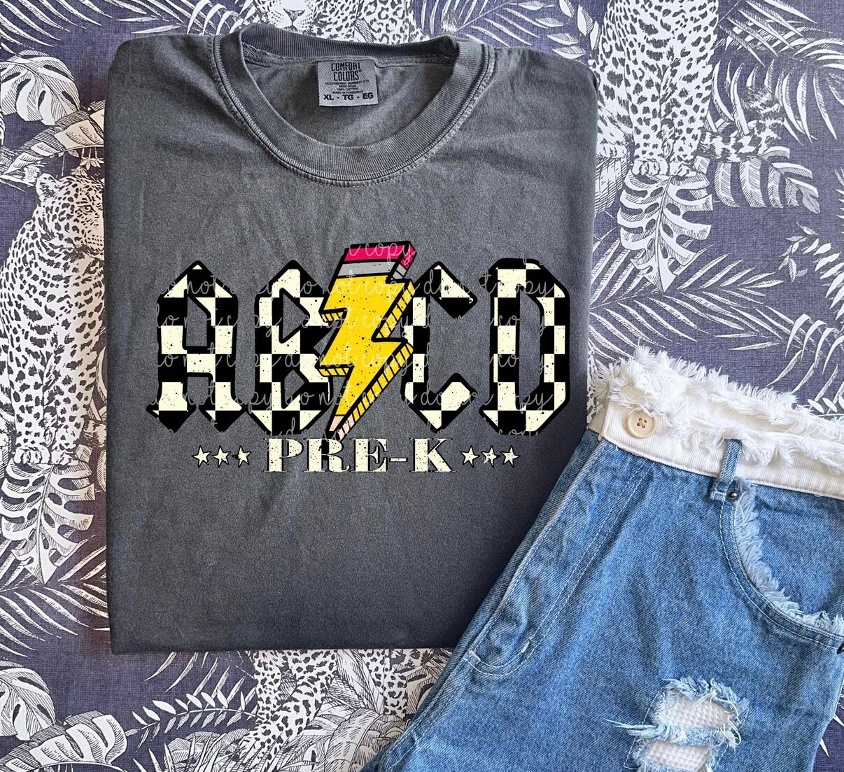 AC/DC Inspired School Staff Tee | Bus Driver, Teacher & Grade Level Shirts | Pre-K, Kindergarten, 1st, 2nd, 3rd & 4th Grade