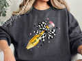 Personalized Pencil Bow Teacher Tee | Custom Teacher Name Shirt | Checkered Bow School Tee | Back to School Teacher Gift