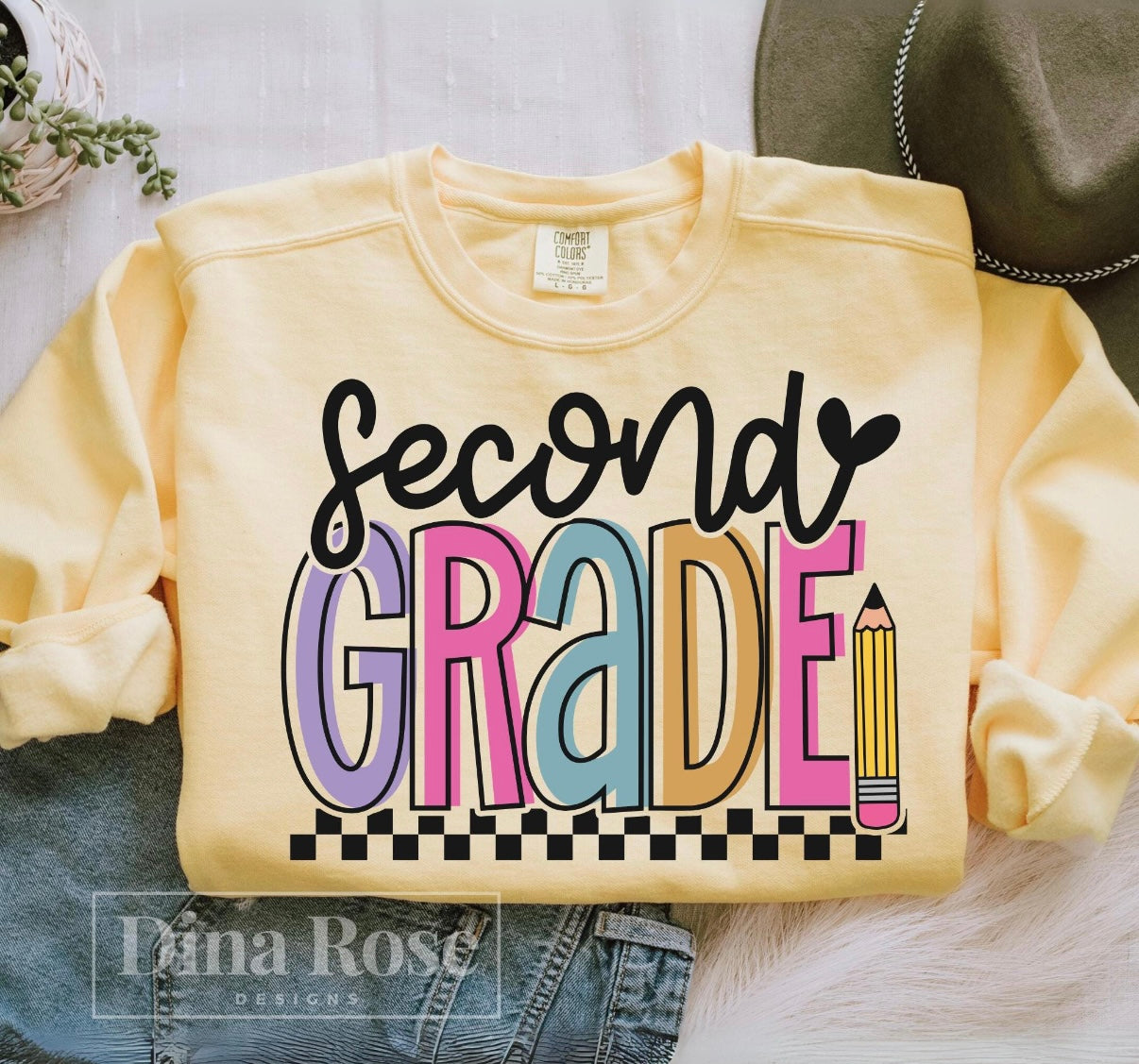 Colorful Grade Level Teacher Tee | Pre-K, Kindergarten, 1st, 2nd, 3rd & 4th Grade Shirt