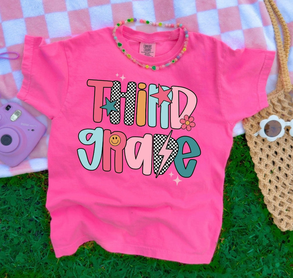 Groovy Grade Level Teacher Shirt | Pre-K, Kindergarten & Elementary