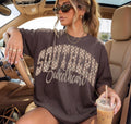 Southern Sweetheart Polka Dot Graphic Tee | Trendy Southern Style Shirt | Comfort Colors Inspired Tee